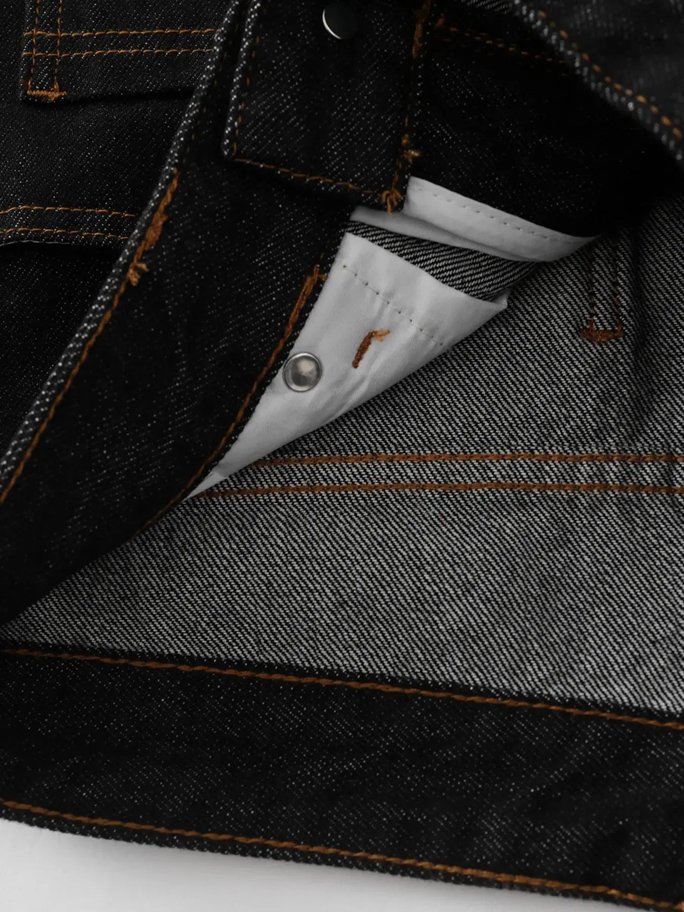 Men's Wide Leg Denim Shorts with Embroidered Pocket Detail - Couture Envy