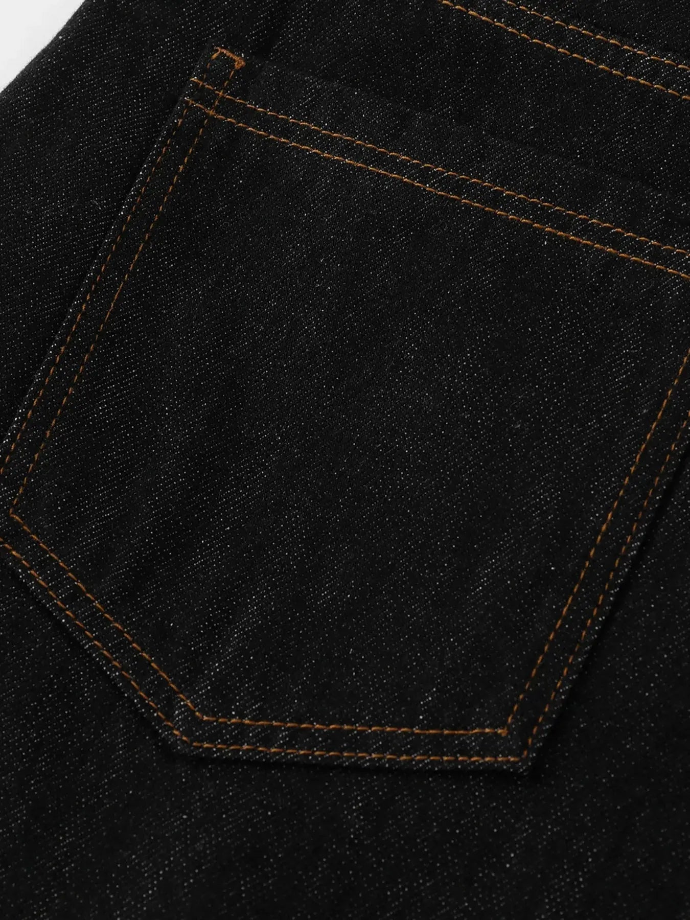 Men's Wide Leg Denim Shorts with Embroidered Pocket Detail - Couture Envy