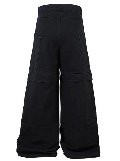 Men's Wide Leg Studded Jeans - Couture Envy