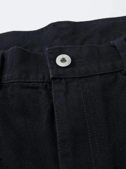 Men's Wide Leg Studded Jeans - Couture Envy