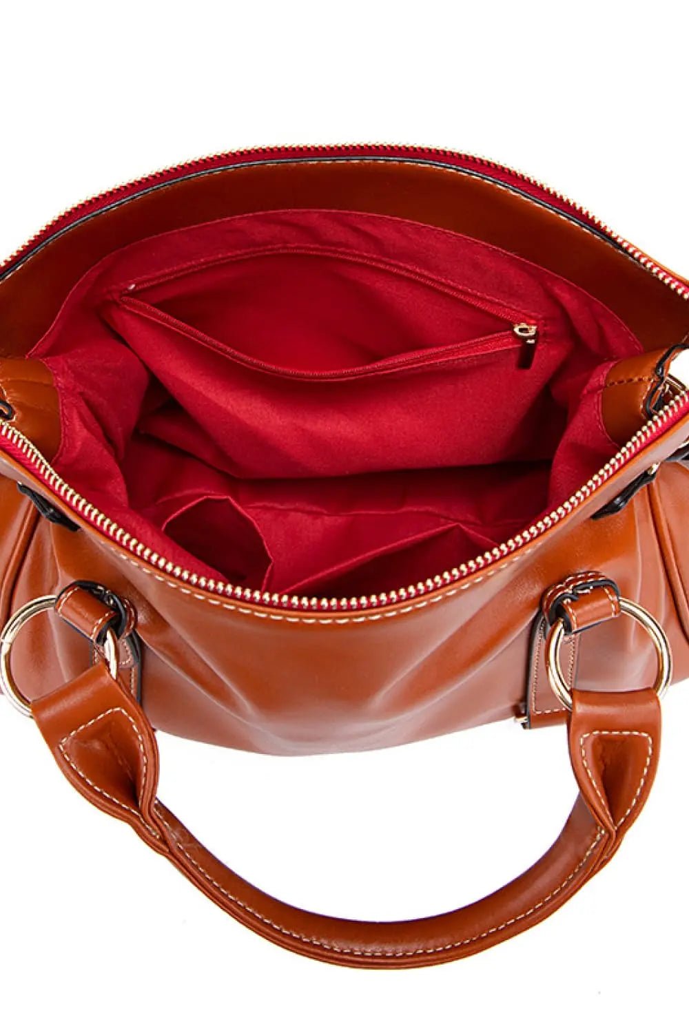 PU Leather Handbag with Tassels - Couture Envy