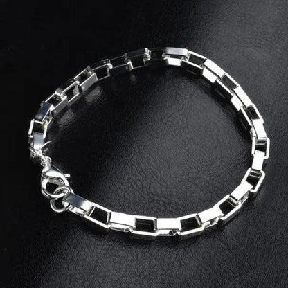 Sterling Silver Linked Bracelet - Couture Envy