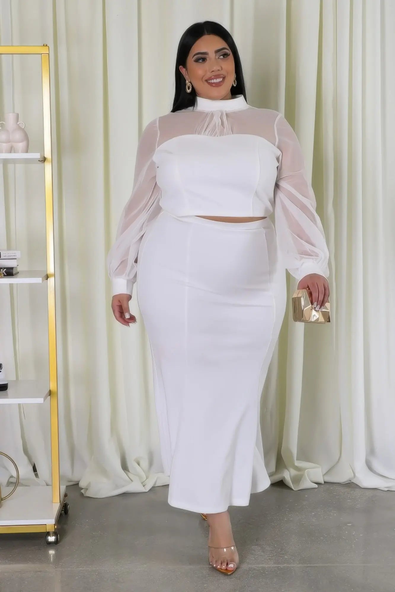 Stretch Skirt Set - Couture Envy