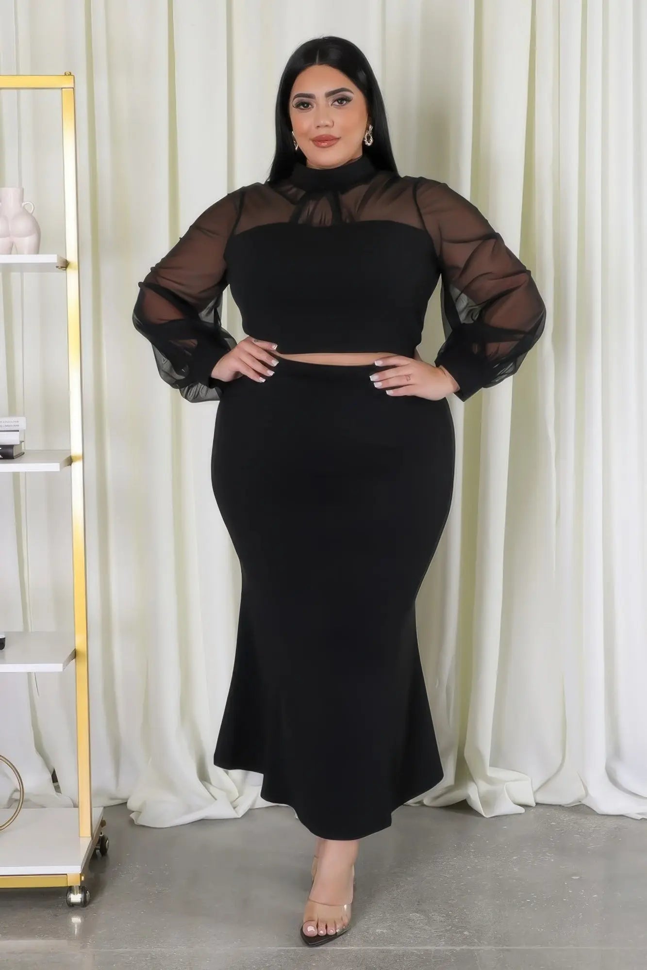 Stretch Skirt Set - Couture Envy