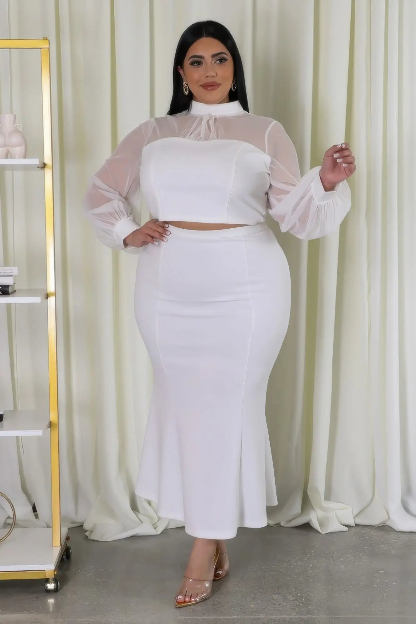 Stretch Skirt Set - Couture Envy