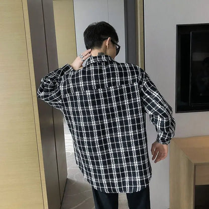 Trendy Man In Plaid Shirt Jacket - Couture Envy