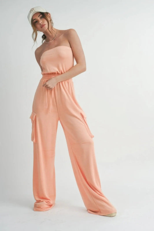 Tube Top Jumpsuit Romper - Couture Envy