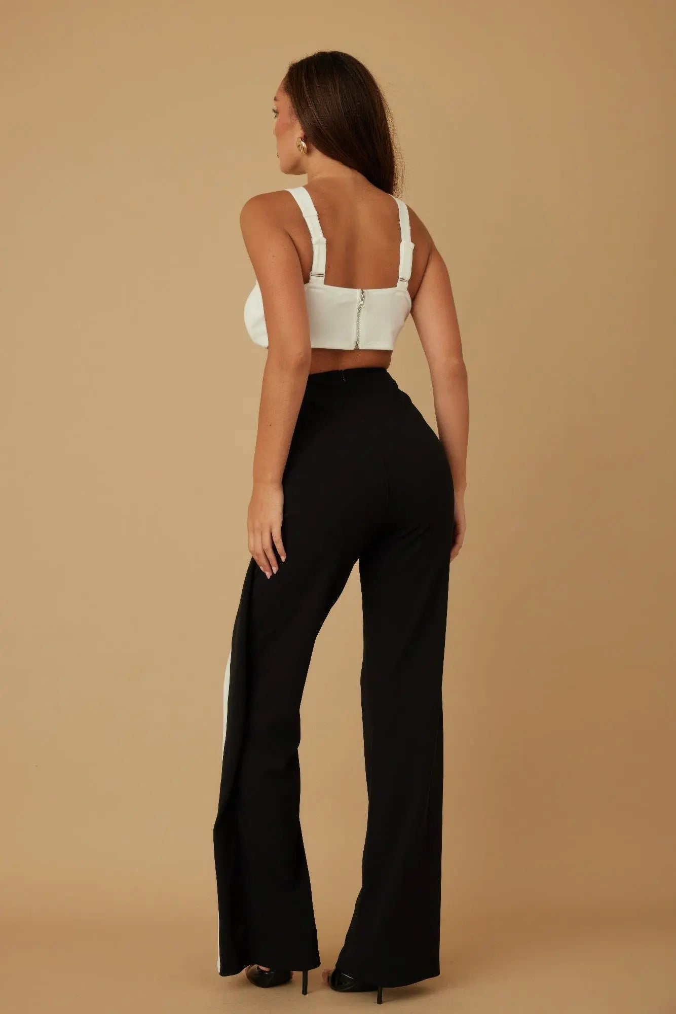 X Ribbon Open Jumpsuit - Couture Envy